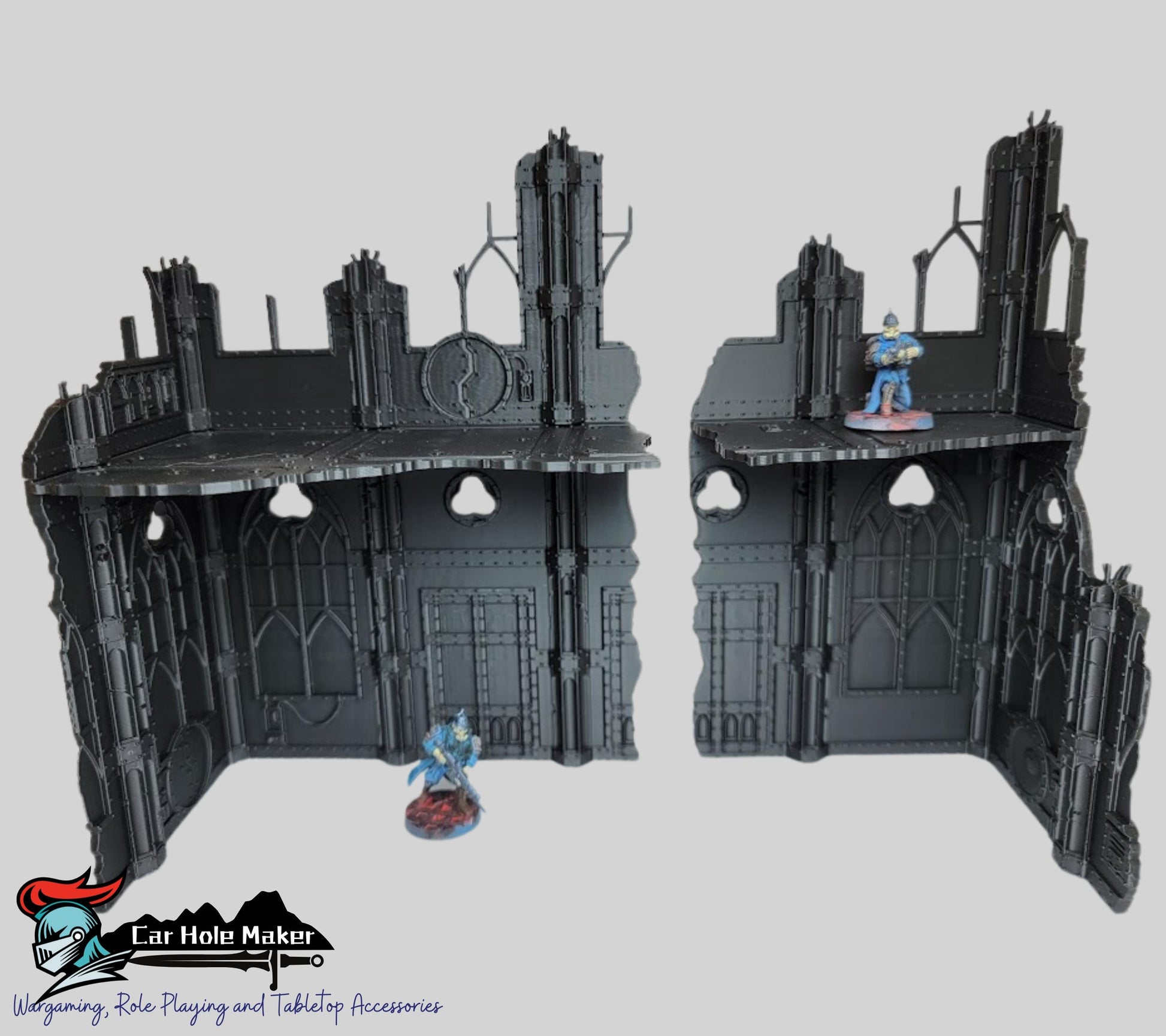 Gothic Sector Competitive Terrain – 28mm-32mm Modular Ruins for Tournament Wargaming & Skirmish Play