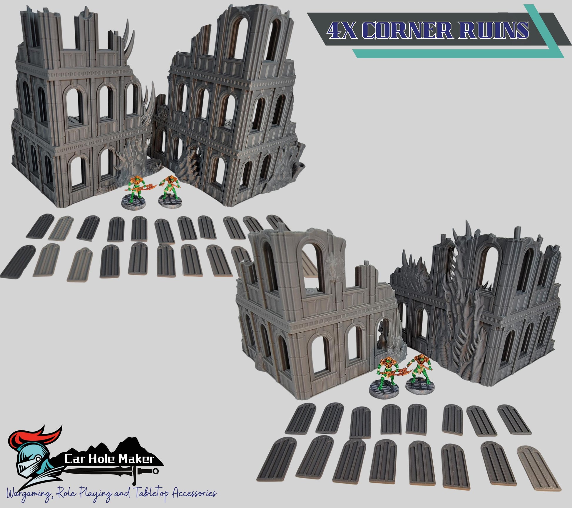 Blight World – Mutated Industrial Ruins Terrain for 28mm-32mm Sci-Fi Wargames & Grimdark Battles