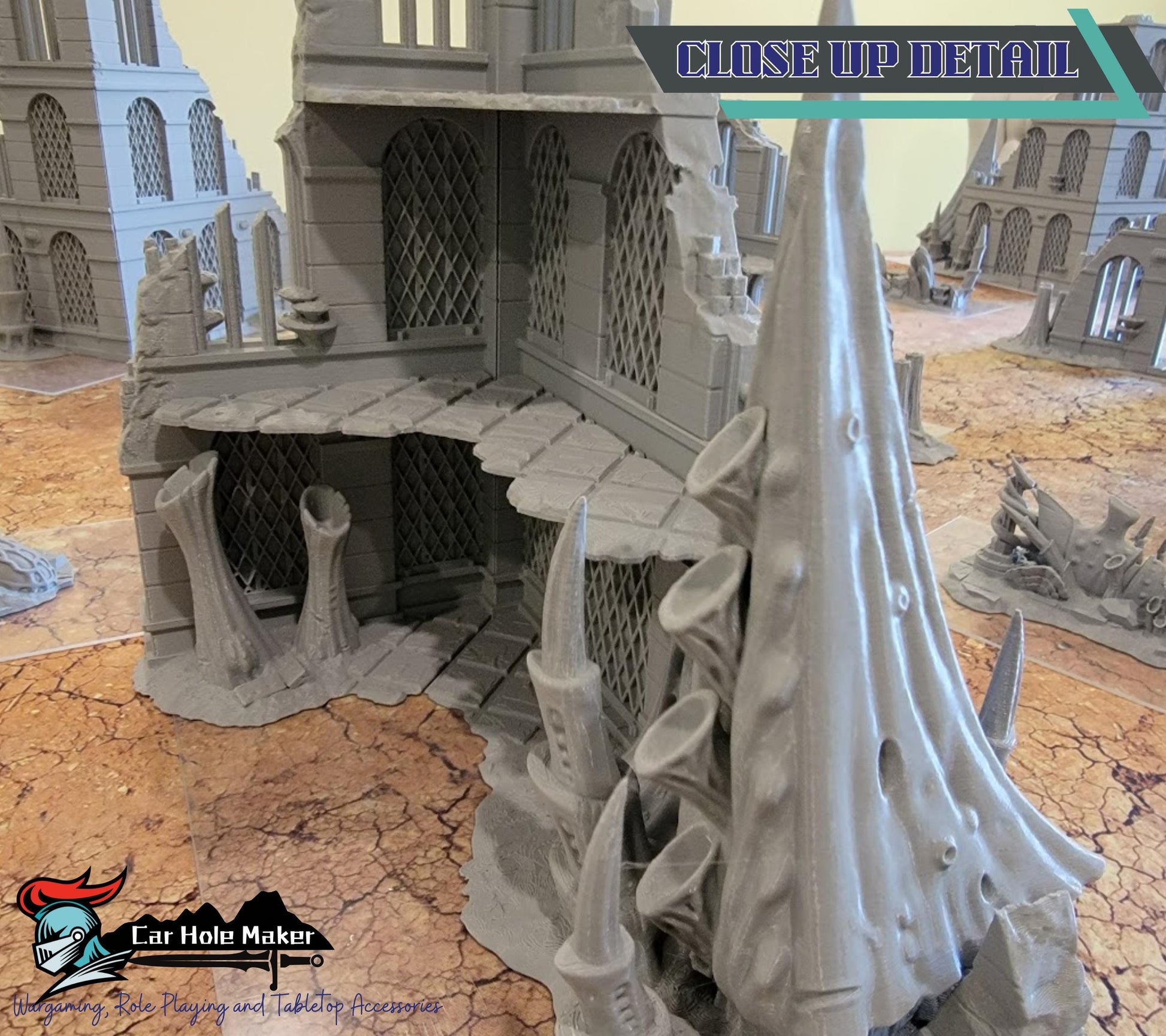 Full Hive Infestation Terrain Set – Alien Ruins & Scatter for Competitive Play, 28mm-32mm Wargames