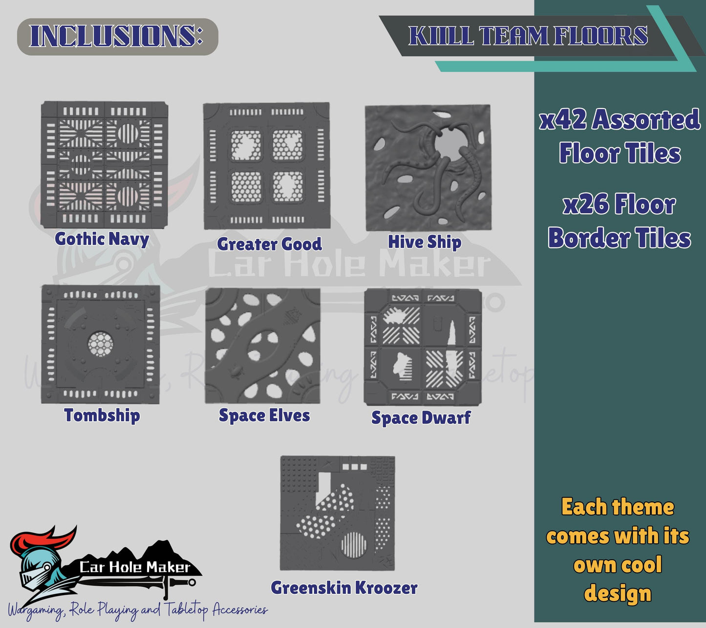 Modular Sci-Fi Terrain – Lost Ships, Kill Team Boarding Action (28mm-32mm)