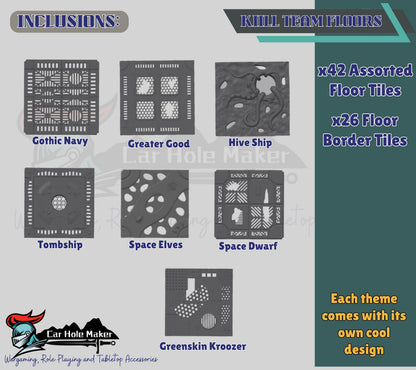 Modular Sci-Fi Terrain – Lost Ships, Kill Team Boarding Action (28mm-32mm)