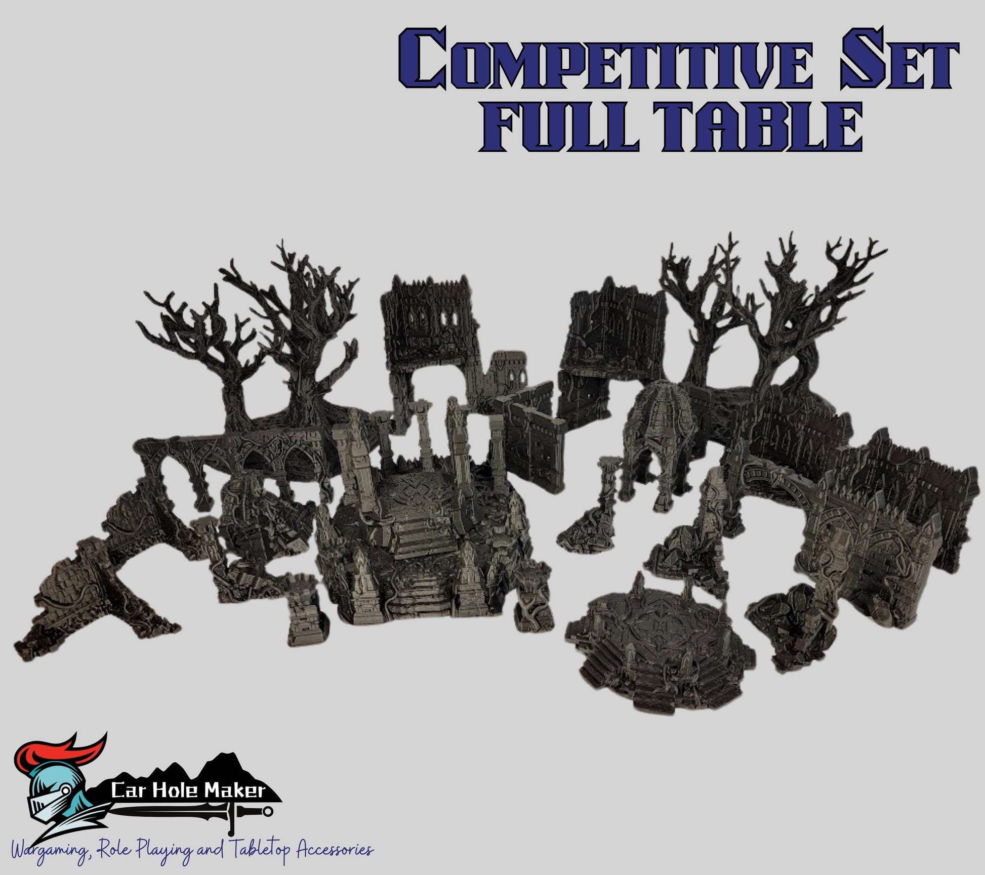 Drakenfel Jungle Ruins – Competitive Terrain Set for 28mm-32mm Fantasy Wargames & Age of Sigmar Tables