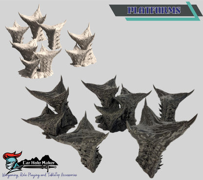 Alien Worlds Terrain Set - Assimilated Planet Tulipa for Sci-Fi Wargames and RPGs