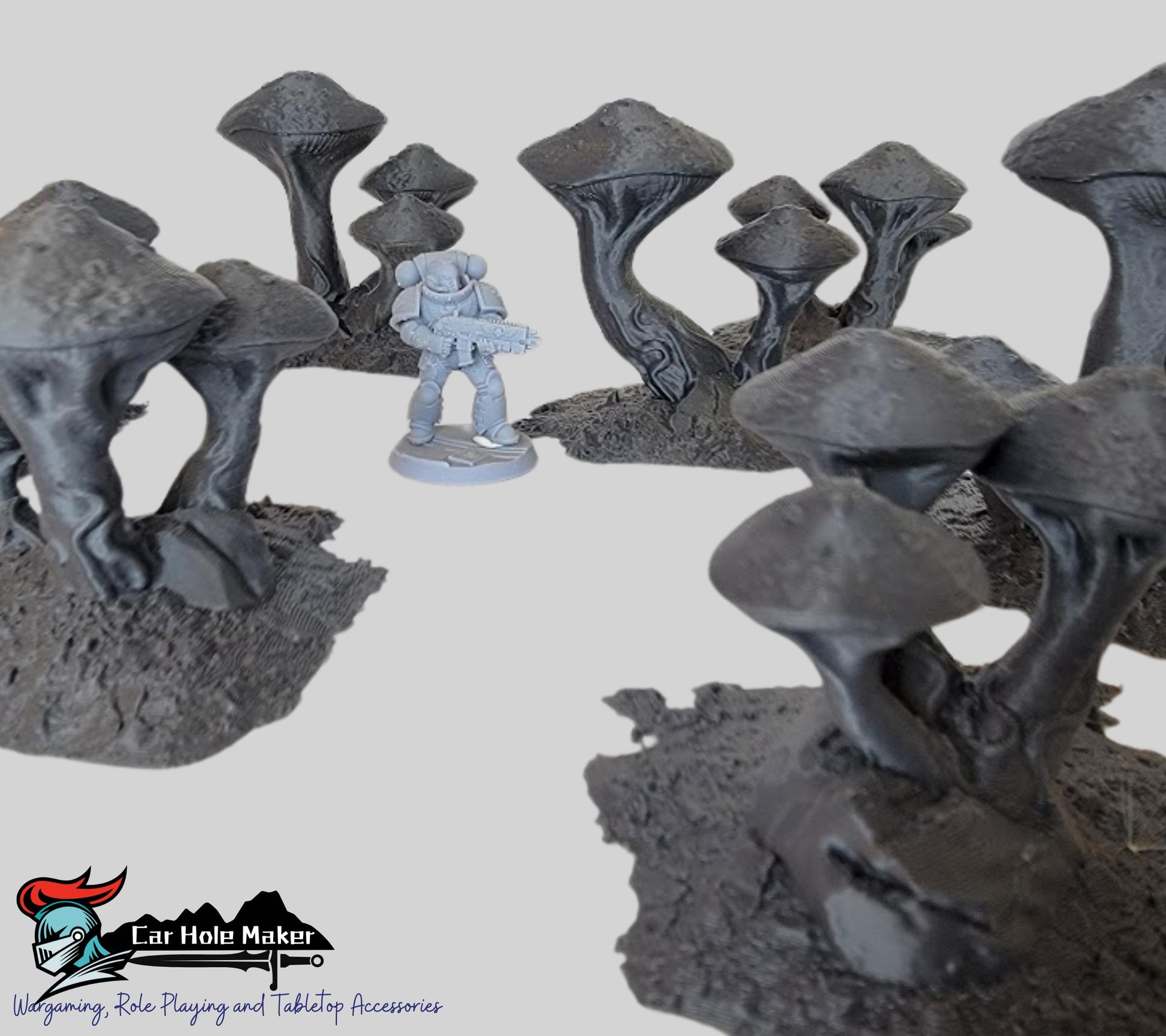 Fungalwood Forest Terrain: Mushroom Scenery for Tabletop RPGs & Wargames