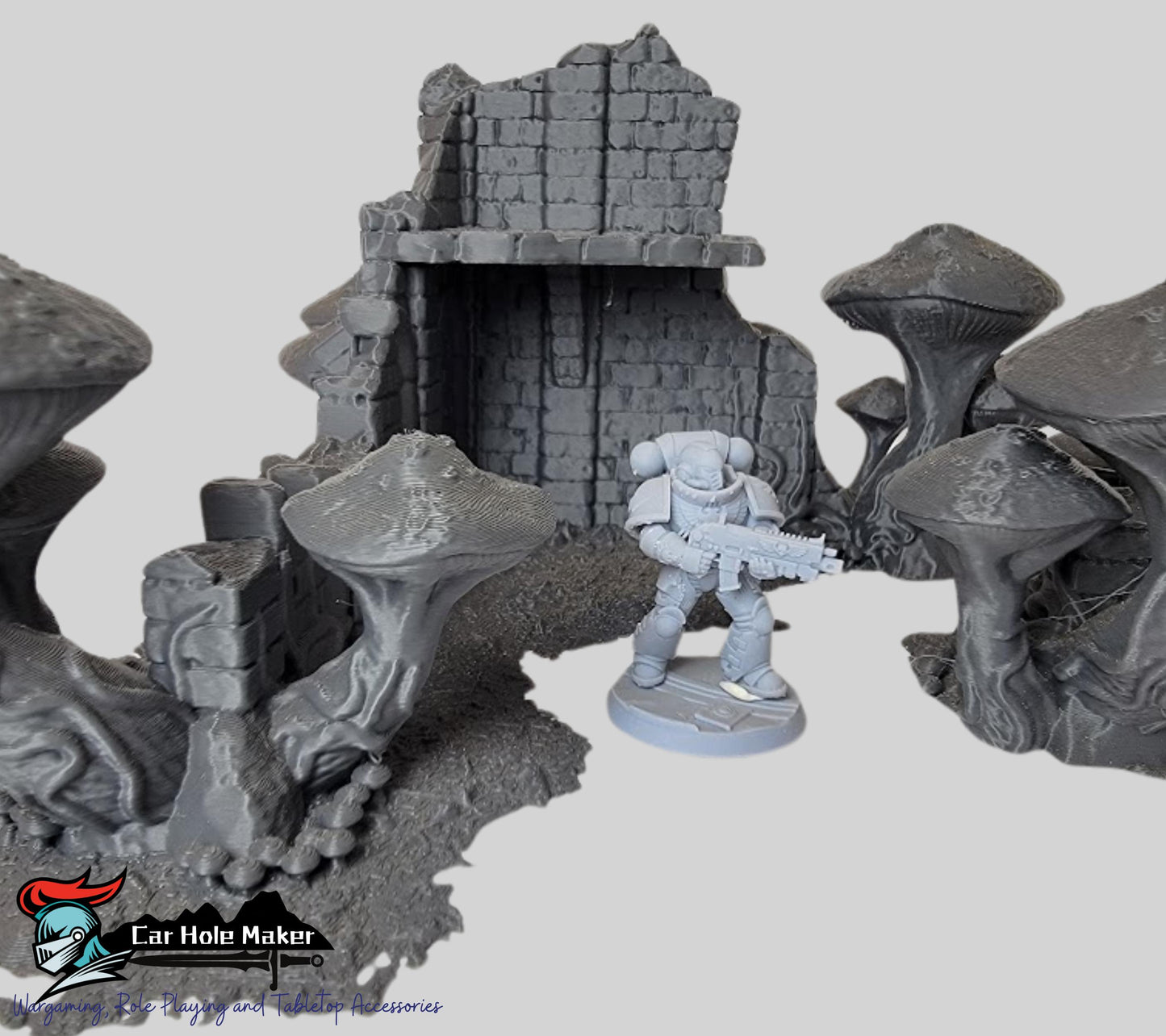 Fungalwood Forest Terrain: Mushroom Scenery for Tabletop RPGs & Wargames