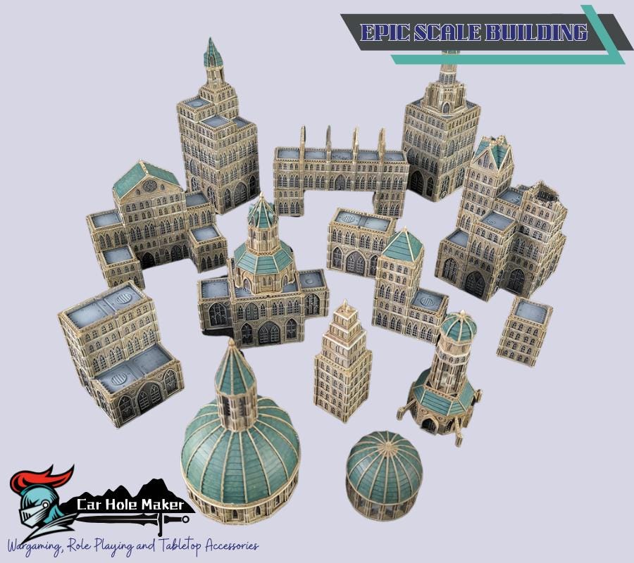Armoured Clash Modular Sci-Fi Terrain for 10-12mm Scale Tabletop Miniature Wargames