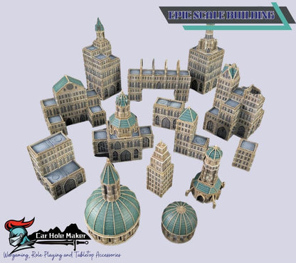 Armoured Clash Modular Sci-Fi Terrain for 10-12mm Scale Tabletop Miniature Wargames