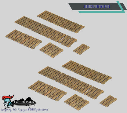 WW1 Trench Terrain Scatter Set | 3D Printed Wargaming Accessories for Bolt Action, RPG, Dioramas | Ammo Crates, Sandbags, Cross, Cannon