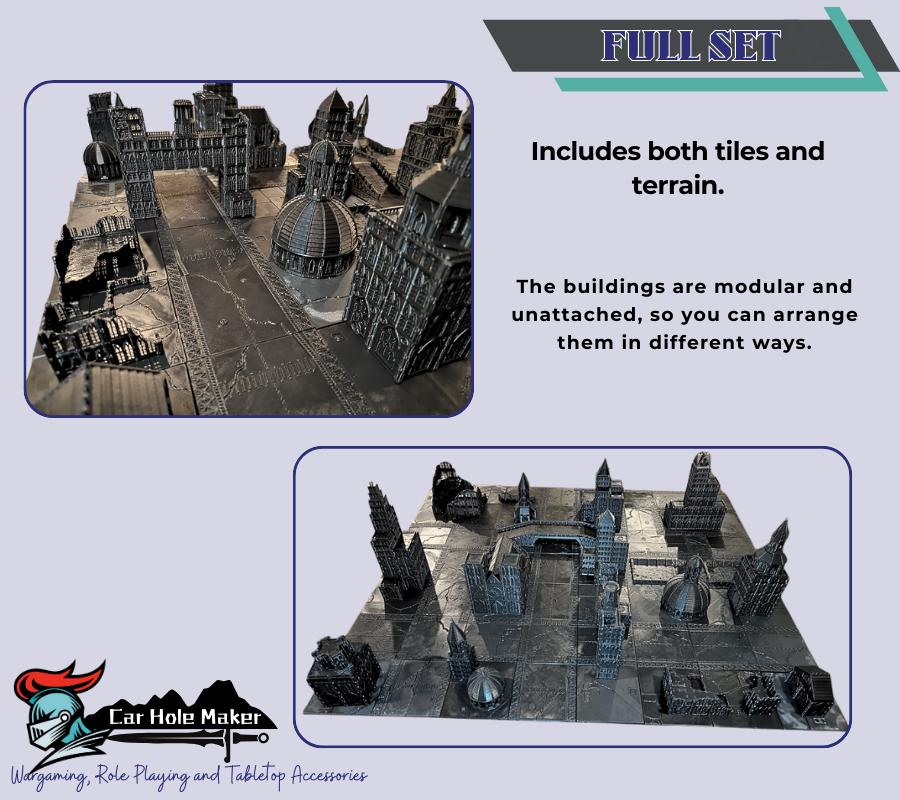 Armoured Clash Modular Sci-Fi Terrain for 10-12mm Scale Tabletop Miniature Wargames