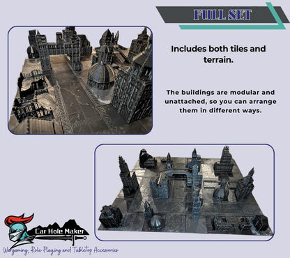 Armoured Clash Modular Sci-Fi Terrain for 10-12mm Scale Tabletop Miniature Wargames