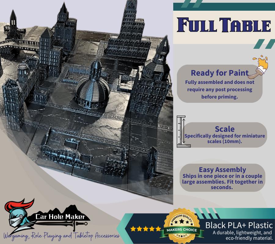 Armoured Clash Modular Sci-Fi Terrain for 10-12mm Scale Tabletop Miniature Wargames