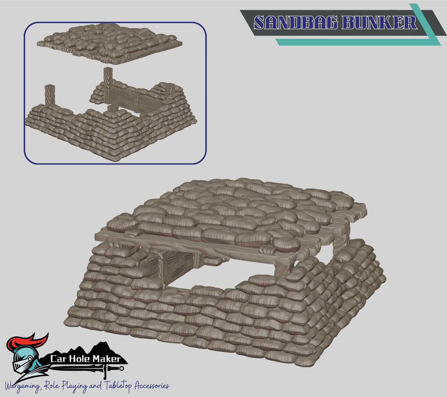 28mm Modular Trench Terrain Set: Wargaming Diorama Scenery