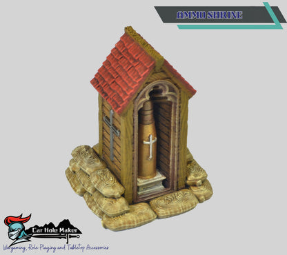 WW1 Trench Terrain Scatter Set | 3D Printed Wargaming Accessories for Bolt Action, RPG, Dioramas | Ammo Crates, Sandbags, Cross, Cannon