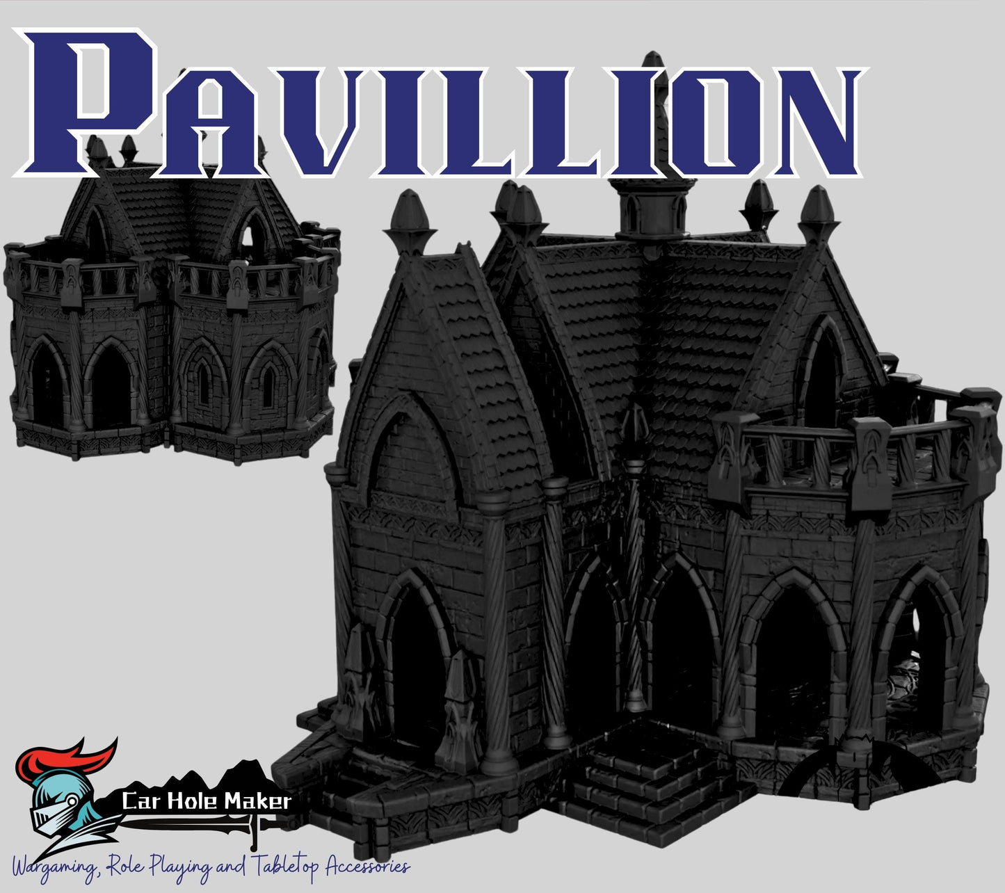 Silver Haven Elven Terrain: Modular Castle Walls & Bridge - Tabletop RPG 28-32mm scale