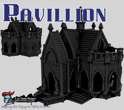 Silver Haven Elven Terrain: Modular Castle Walls & Bridge - Tabletop RPG 28-32mm scale