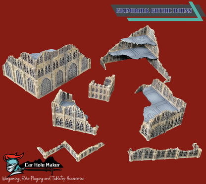Epic Scale Modular Sci-Fi Terrain Set – Full Table Layout for 6-8mm Miniature Wargames