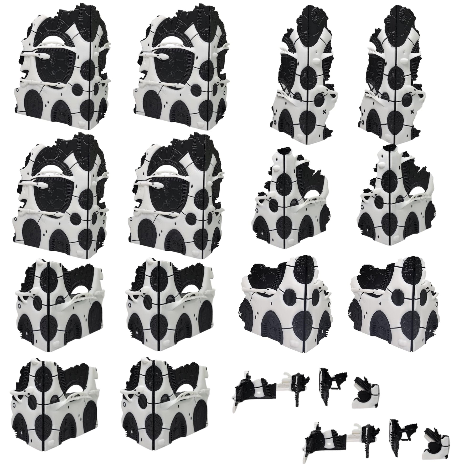 Foldable Eldar Ruins Terrain Set: 10th Edition Grimdark tournament terrain