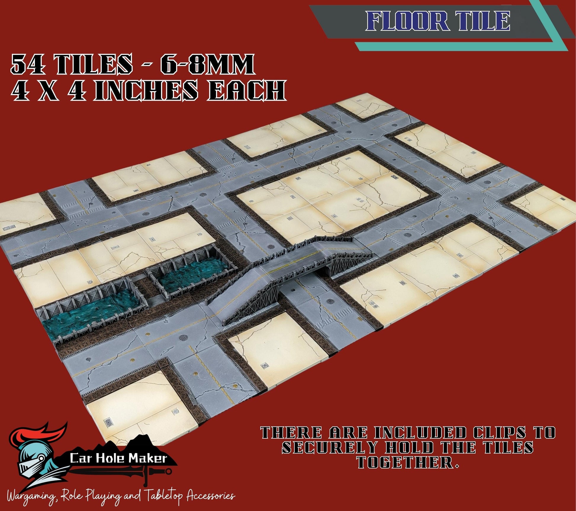 Epic Scale Modular Sci-Fi Terrain Set – Full Table Layout for 10mm Miniature Wargames