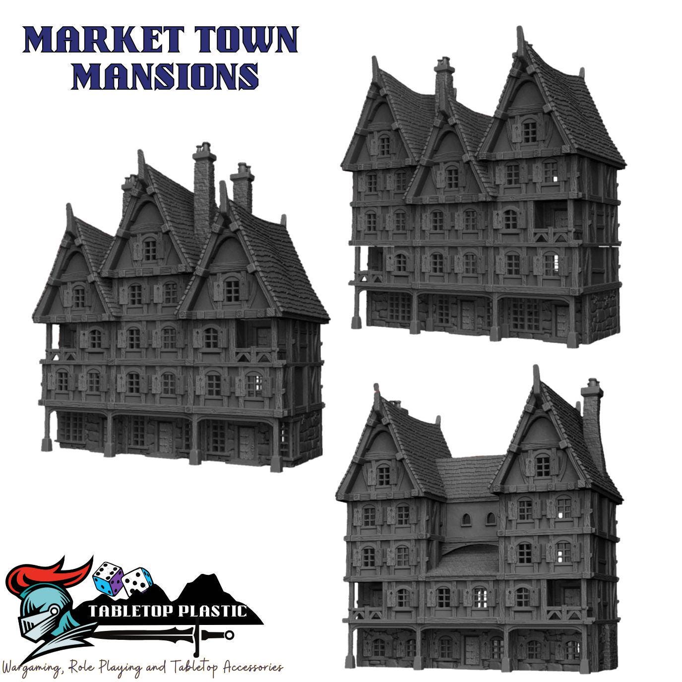Vladistov Wintertown Terrain – Russian Medieval Tabletop Town Bundle