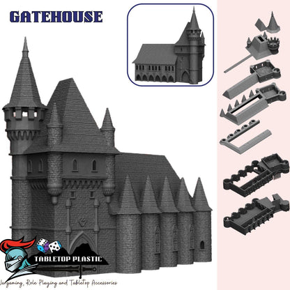 Castle Dracul Terrain: 28mm Russian-Gothic Fortress for RPG & Wargaming