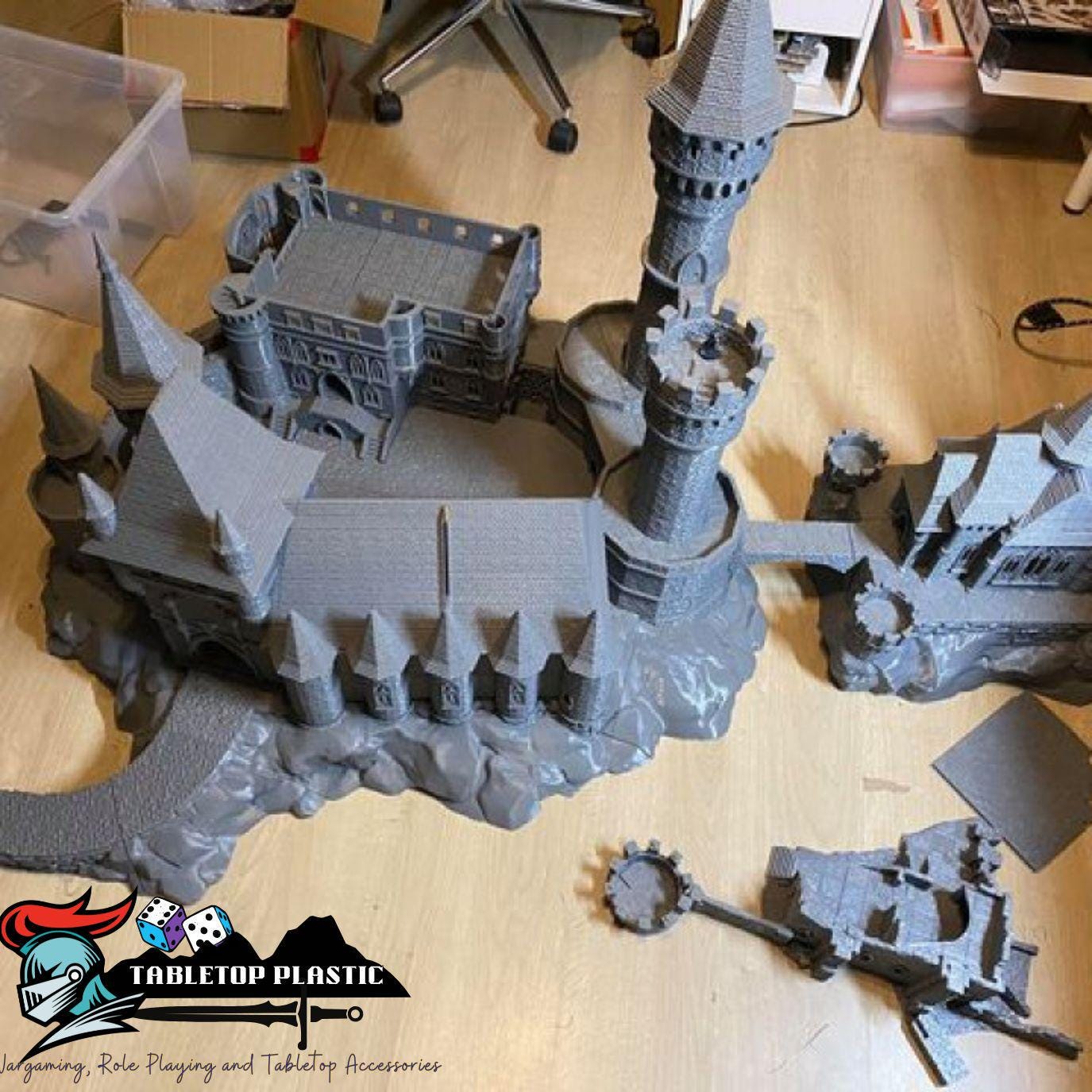 Castle Dracul Terrain: 28mm Russian-Gothic Fortress for RPG & Wargaming