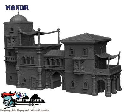 City of Corsairs Manor – Detailed LOS Blocker & Playable Building for Wargames and RPG Adventures