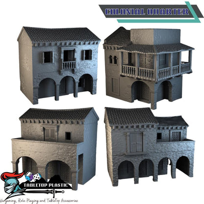 Spanish Colonial Town: 28mm Terrain Tortuga Bay - Mission Church & Balconies