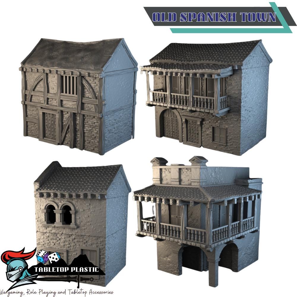 Spanish Colonial Town: 28mm Terrain Tortuga Bay - Mission Church & Balconies