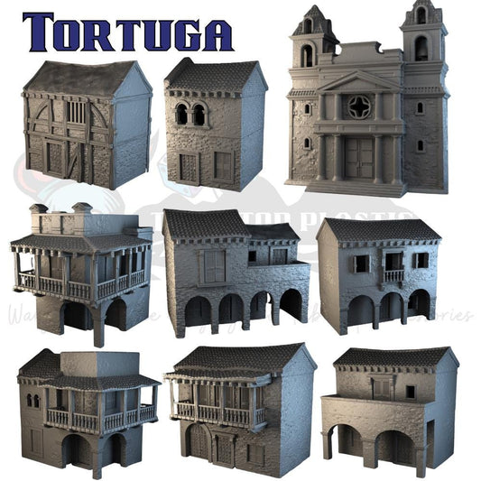 Spanish Colonial Town: 28mm Terrain Tortuga Bay - Mission Church & Balconies