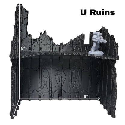 Tomb World Ruins Terrain Set: Sci-Fi Battlefield - 44x60 40k Tournament Terrain