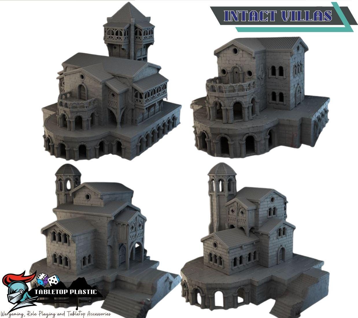 Italian Renaissance Town Terrain Set: Stone Vale Villas for D&D