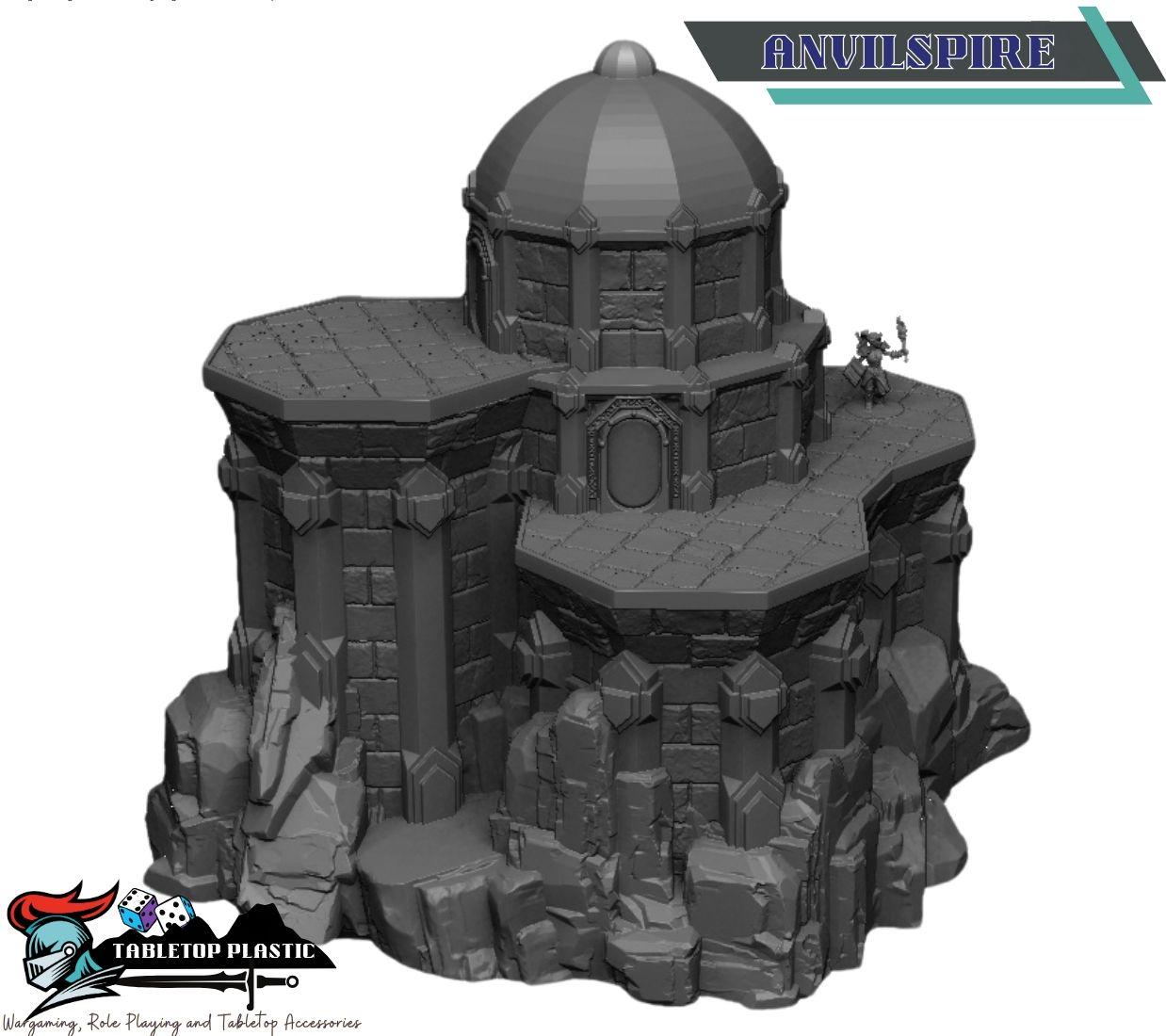 Dwarven Fortress Terrain Set: 28-32mm Tabletop Scenery