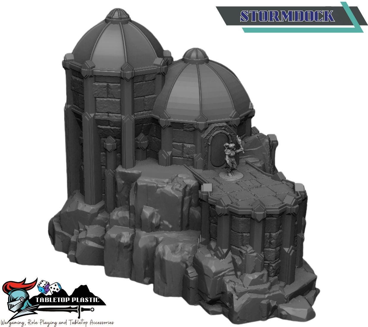 Dwarven Fortress Terrain Set: 28-32mm Tabletop Scenery