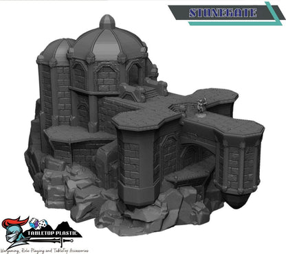 Dwarven Fortress Terrain Set: 28-32mm Tabletop Scenery