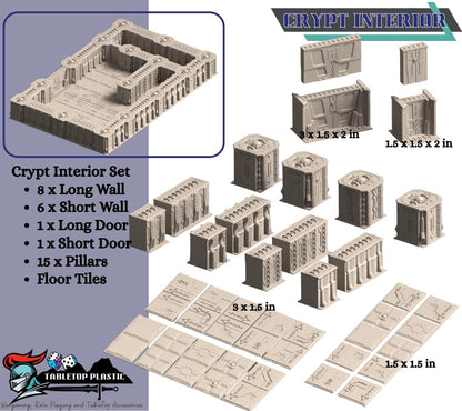 Karnac Tomb-World Booster/Centerpiece Terrain Set for Grimdark & Kill Team (28mm)