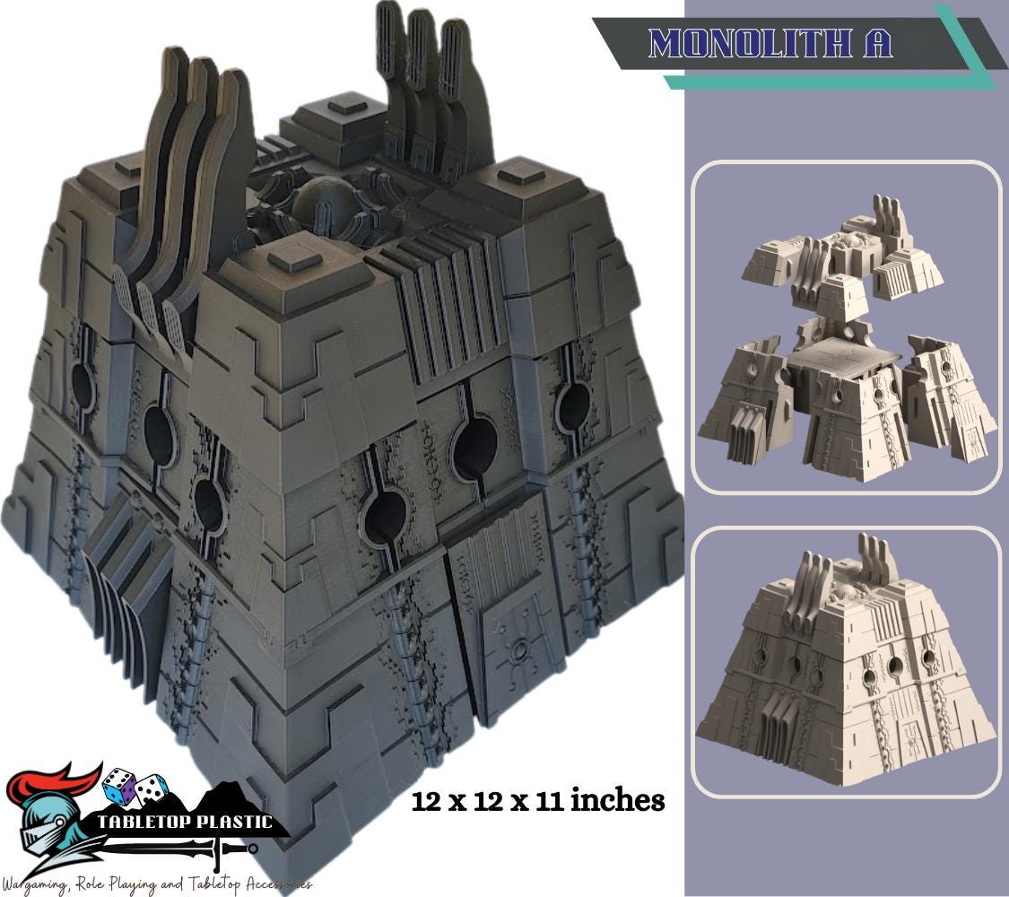 Karnac Tomb-World Booster/Centerpiece Terrain Set for Grimdark & Kill Team (28mm)