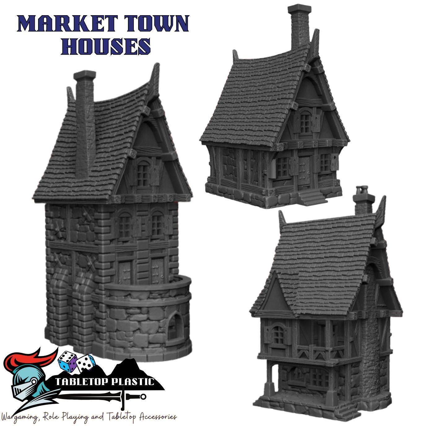 Vladistov Wintertown Terrain – Russian Medieval Tabletop Town Bundle