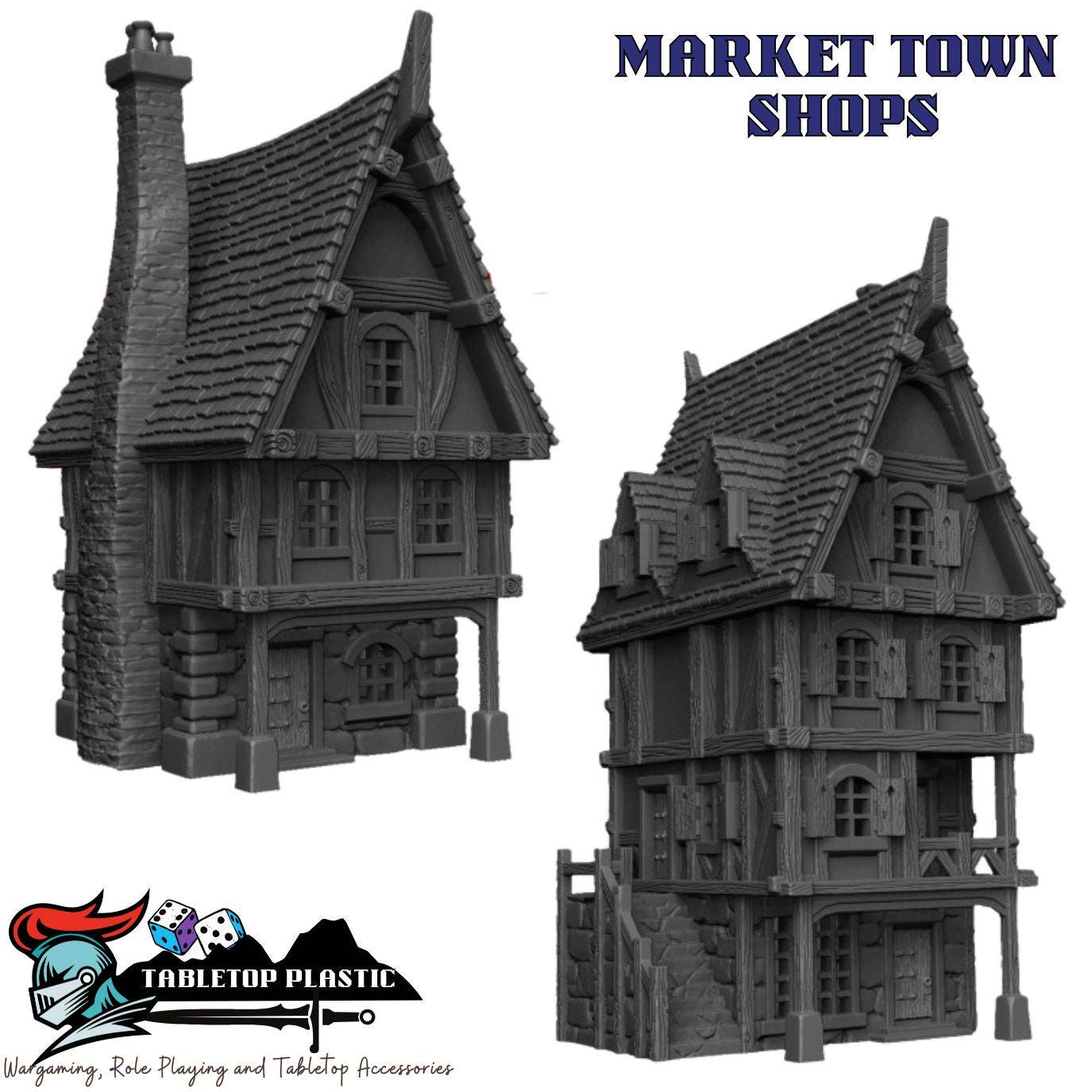 Vladistov Wintertown Terrain – Russian Medieval Tabletop Town Bundle