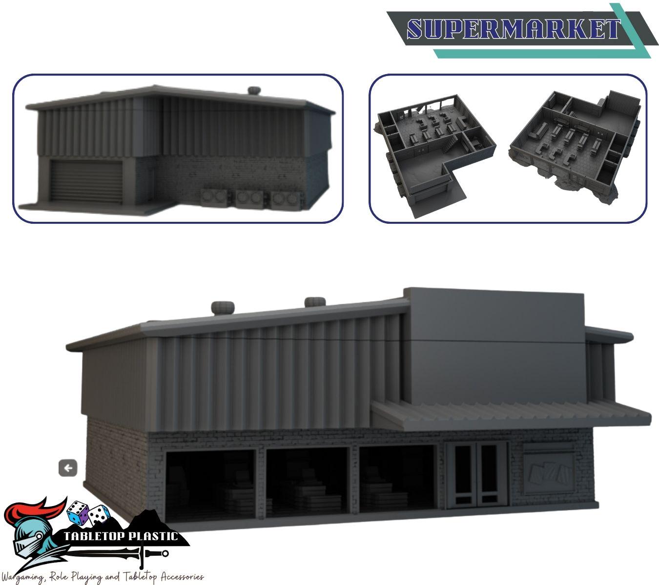 Ashfall City Ruins Terrain Set: 28-32mm Modern Urban Wargaming