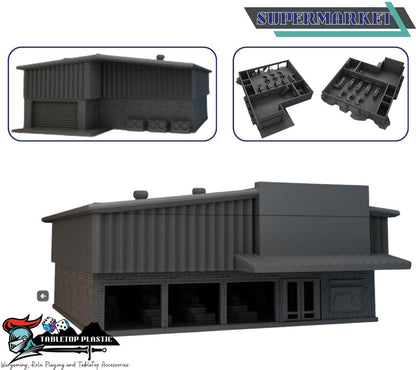 Ashfall City Ruins Terrain Set: 28-32mm Modern Urban Wargaming