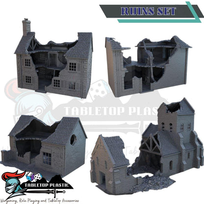 Overlord 1944 Rustic Village Farm – 28–32mm Terrain for Fantasy & Historical Battles