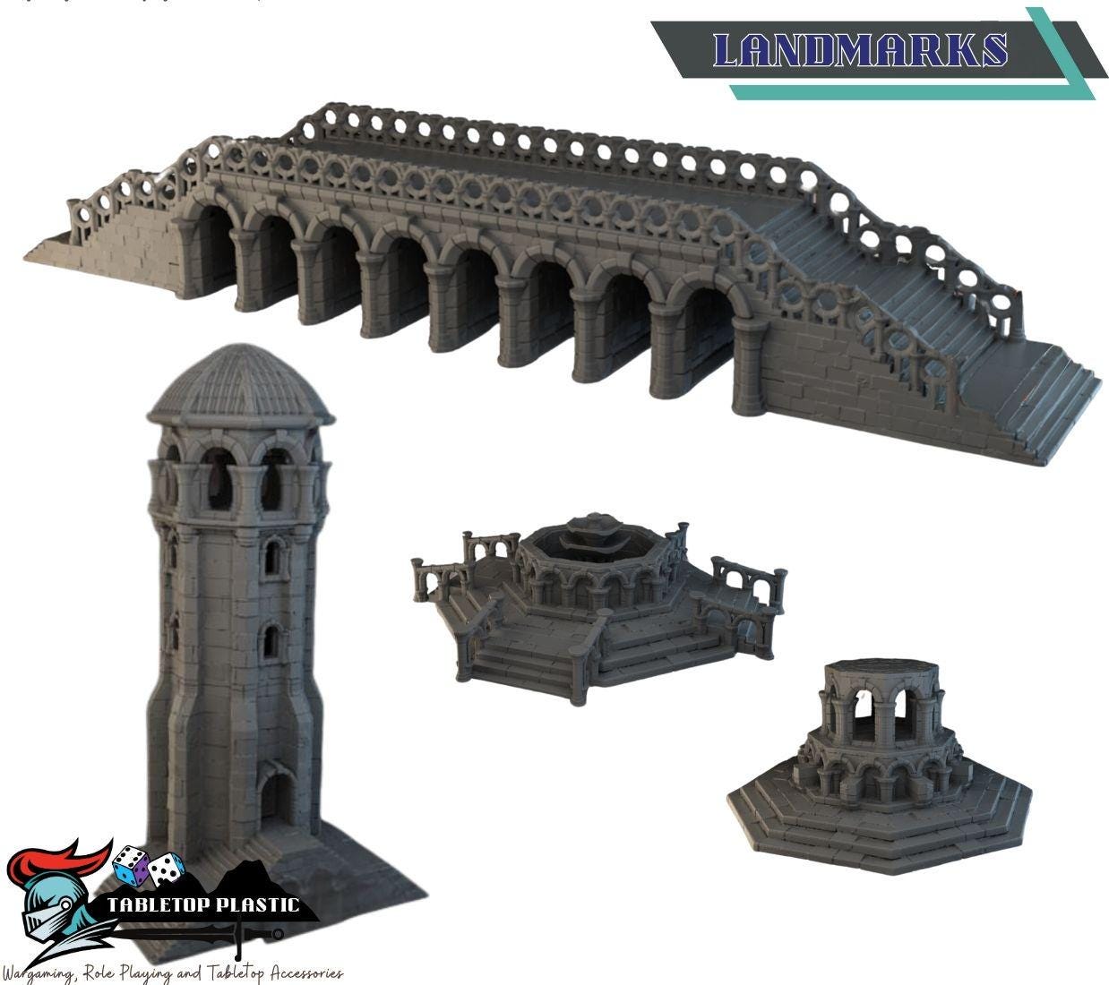 Italian Renaissance Town Terrain Set: Stone Vale Villas for D&D