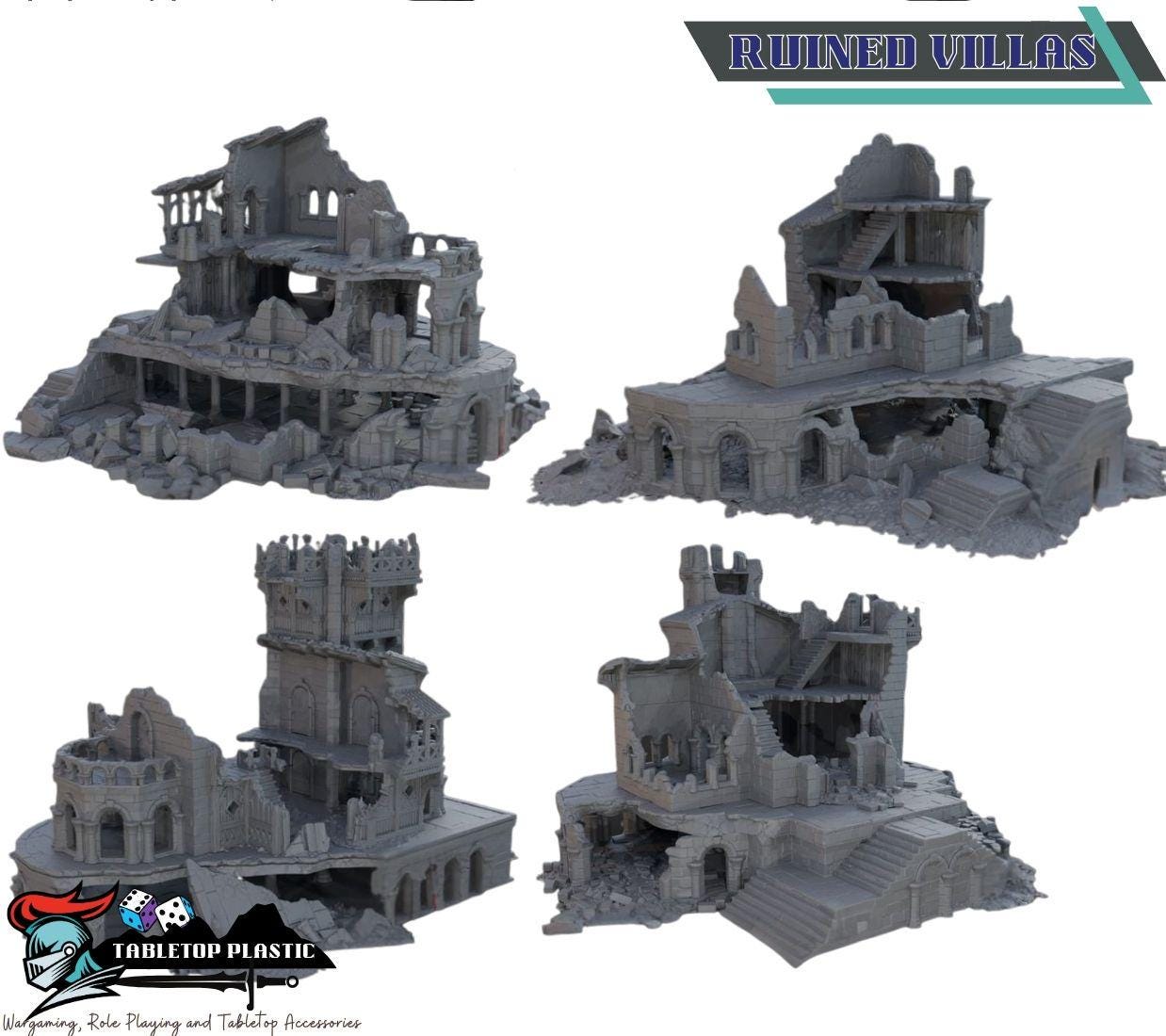 Italian Renaissance Town Terrain Set: Stone Vale Villas for D&D