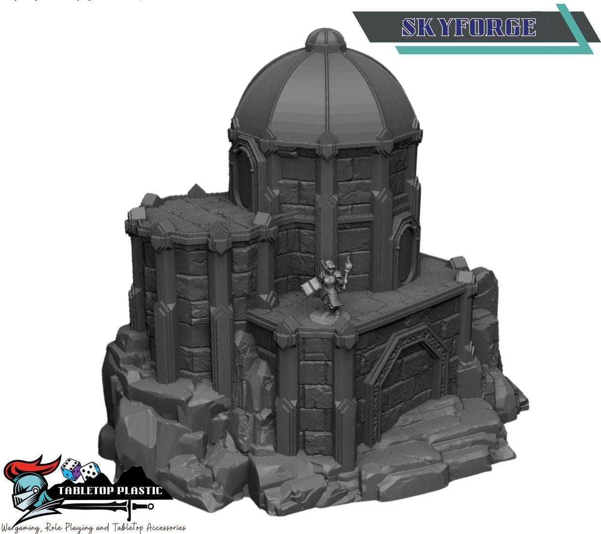 Dwarven Fortress Terrain Set: 28-32mm Tabletop Scenery