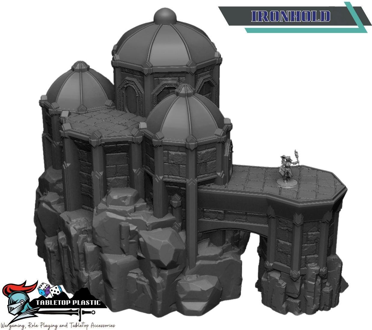 Dwarven Fortress Terrain Set: 28-32mm Tabletop Scenery
