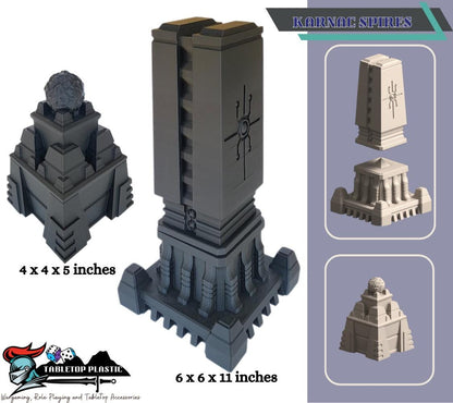 Karnac Tomb-World Booster/Centerpiece Terrain Set for Grimdark & Kill Team (28mm)