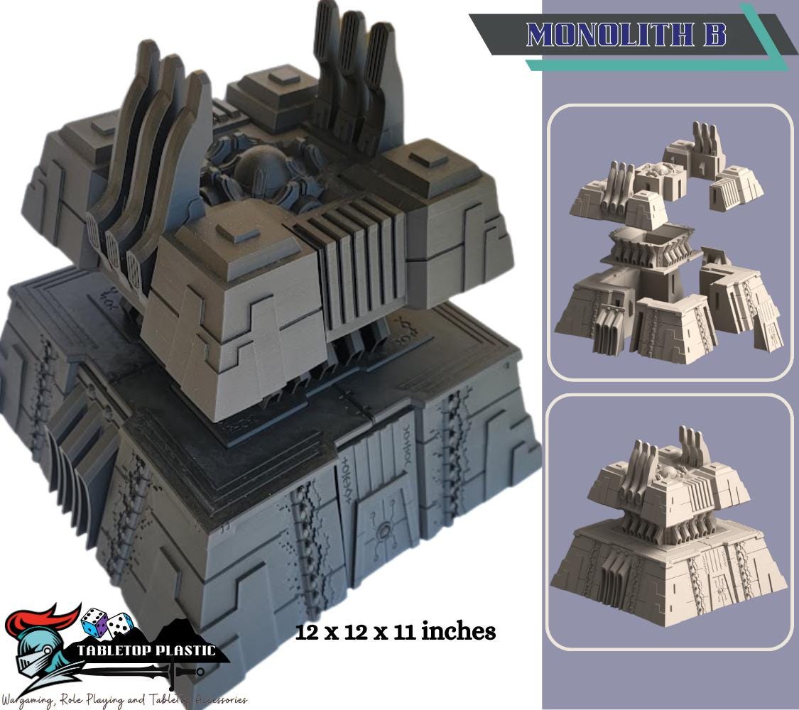 Karnac Tomb-World Booster/Centerpiece Terrain Set for Grimdark & Kill Team (28mm)