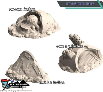 Verridan IV — Desolated Massacre Site (28–32 mm Sci‑Fi Trenches, Bunkers & Titan Ruins)