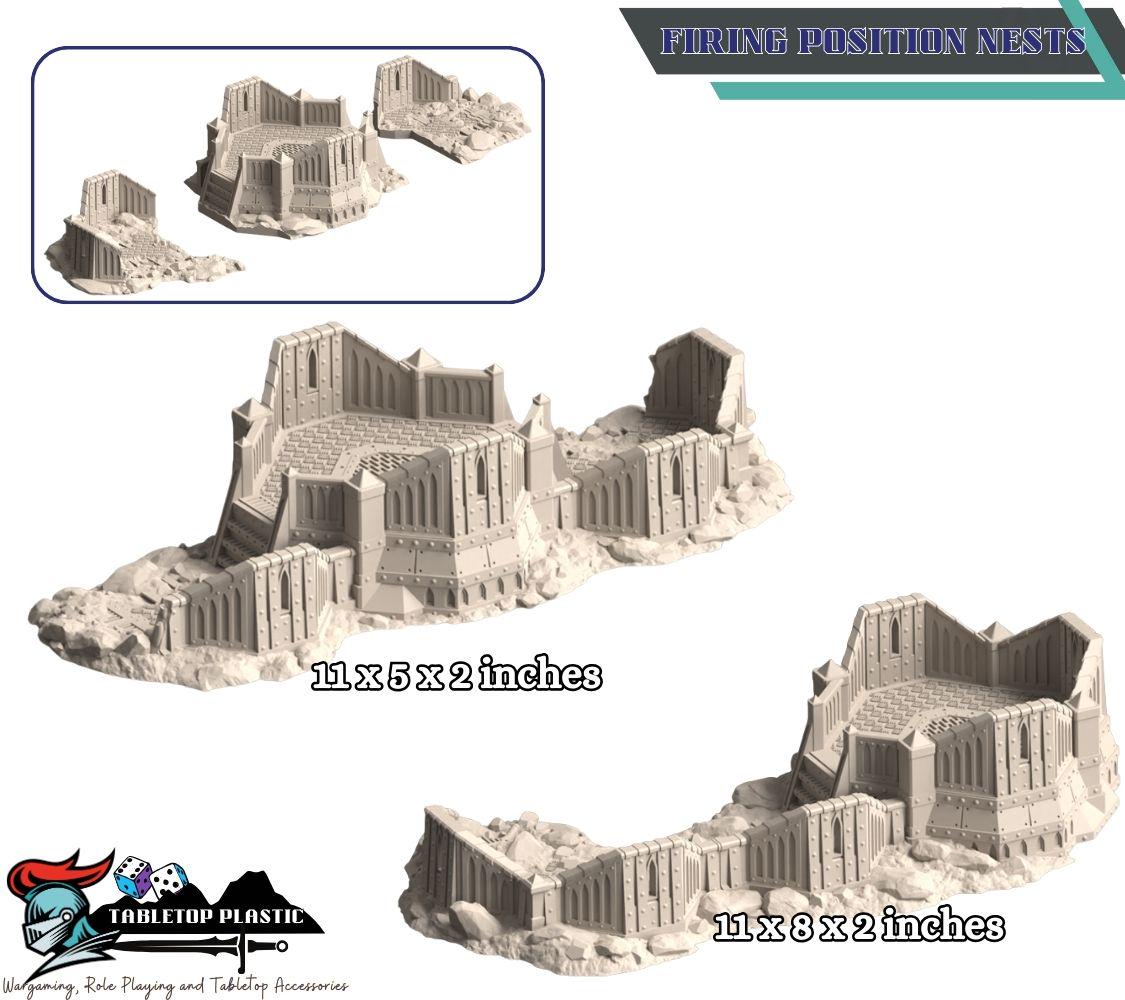 Verridan IV — Desolated Massacre Site (28–32 mm Sci‑Fi Trenches, Bunkers & Titan Ruins)