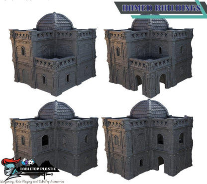 Hope’s Reach City Terrain Set: Fantasy buildings and prebuilt ruined L‑section walls